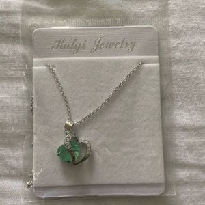 Katgi Austrian Crystal Heart- Shape Necklace